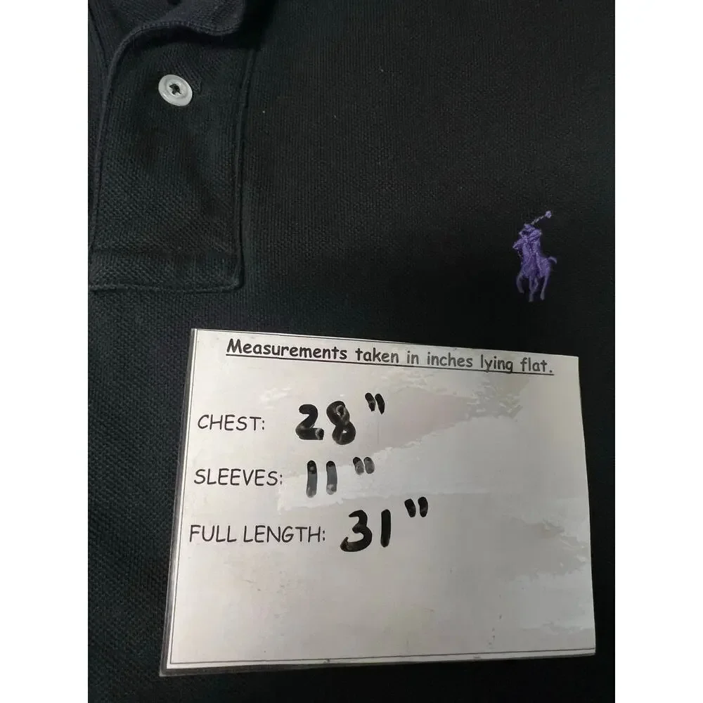 Polo by Ralph Lauren Men's Black Short Sleeve Polo Shirt XXL